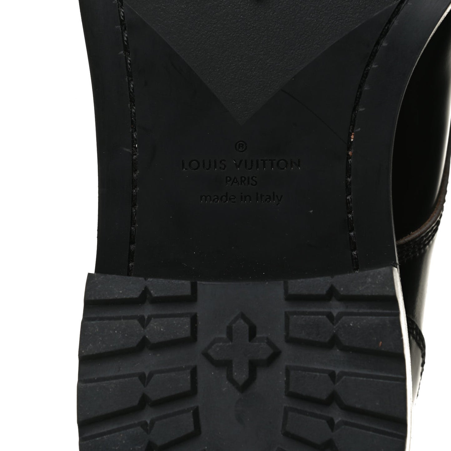 Calfskin Mens Derby Shoes 7.5 Black