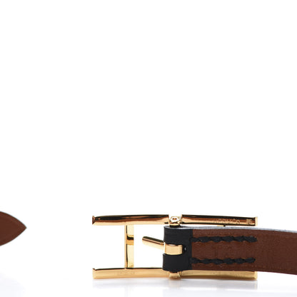 Hermes Chamonix Hapi 3MM Triple Tour Wrap Bracelet T2 Black 5 of 6