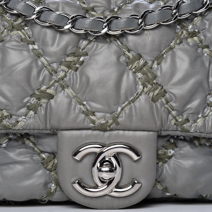 Chanel Nylon Quilted Medium Tweed on Stitch Bubble Green 8 of 17