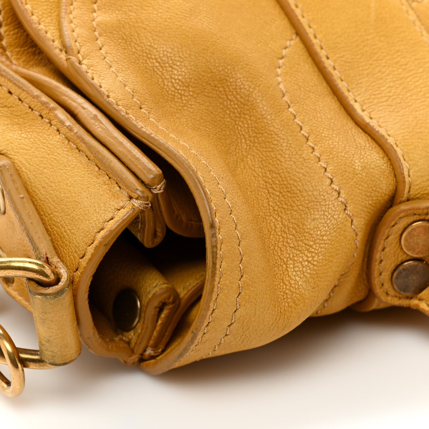 Lambskin Medium PS1 Satchel Mustard