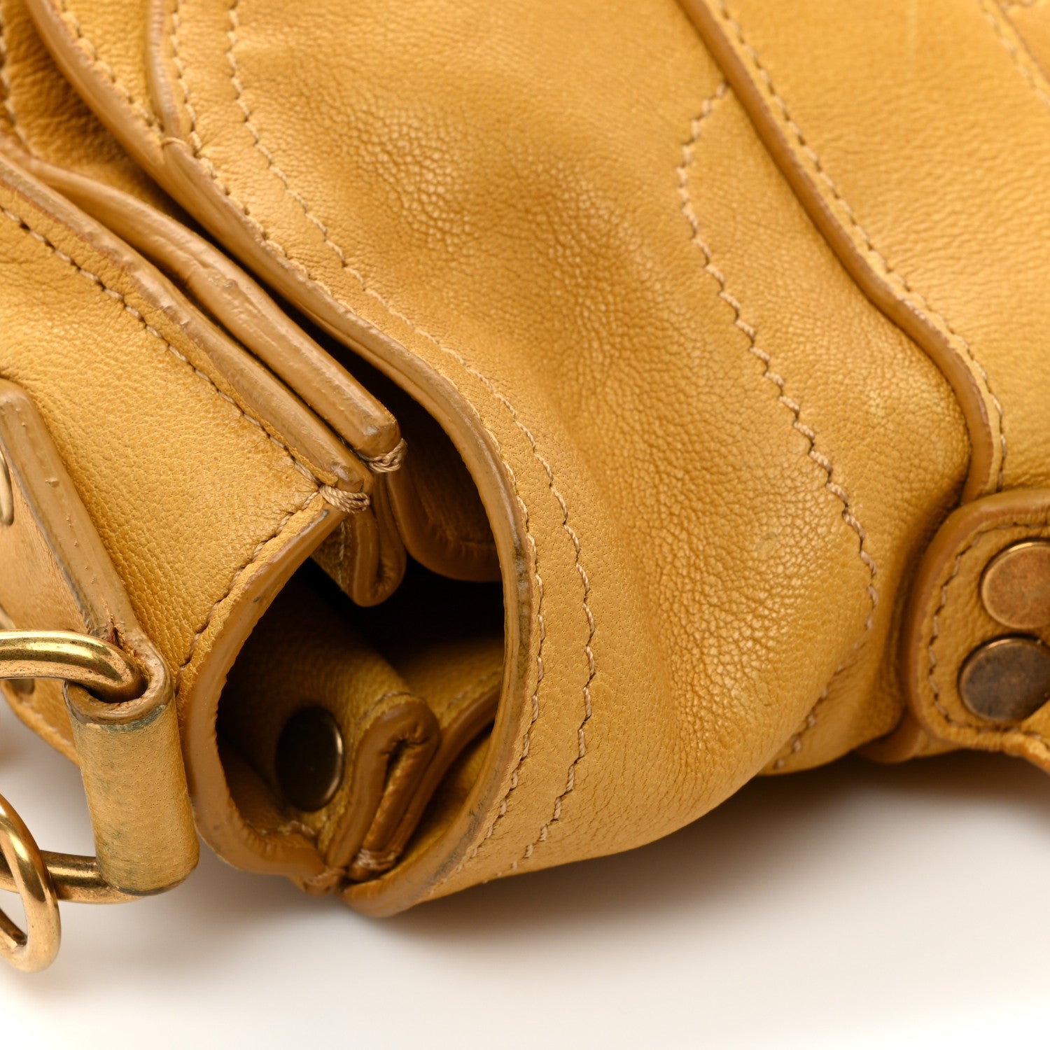Proenza Schouler Lambskin Medium PS1 Satchel Mustard 21 of 22