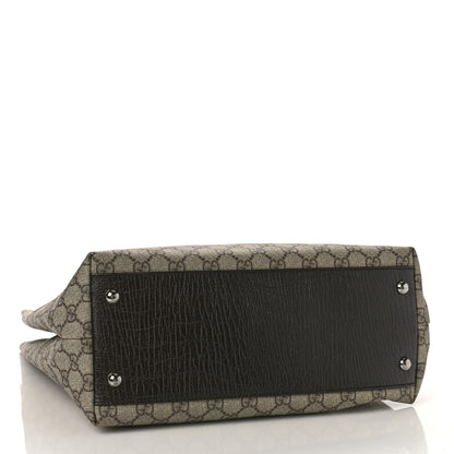 Gucci GG Plus Monogram Vertical Tote Dark Brown 4 of 10
