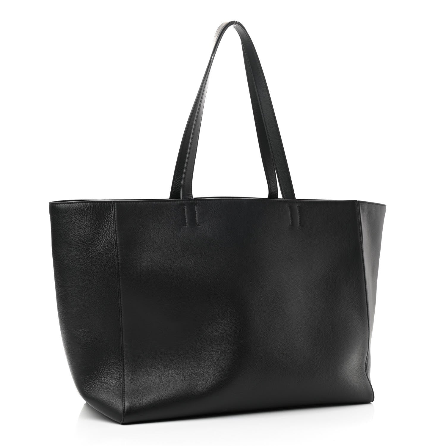 Balenciaga Smooth Calfskin Everyday East West Tote Bag Grey Black White 3 of 10
