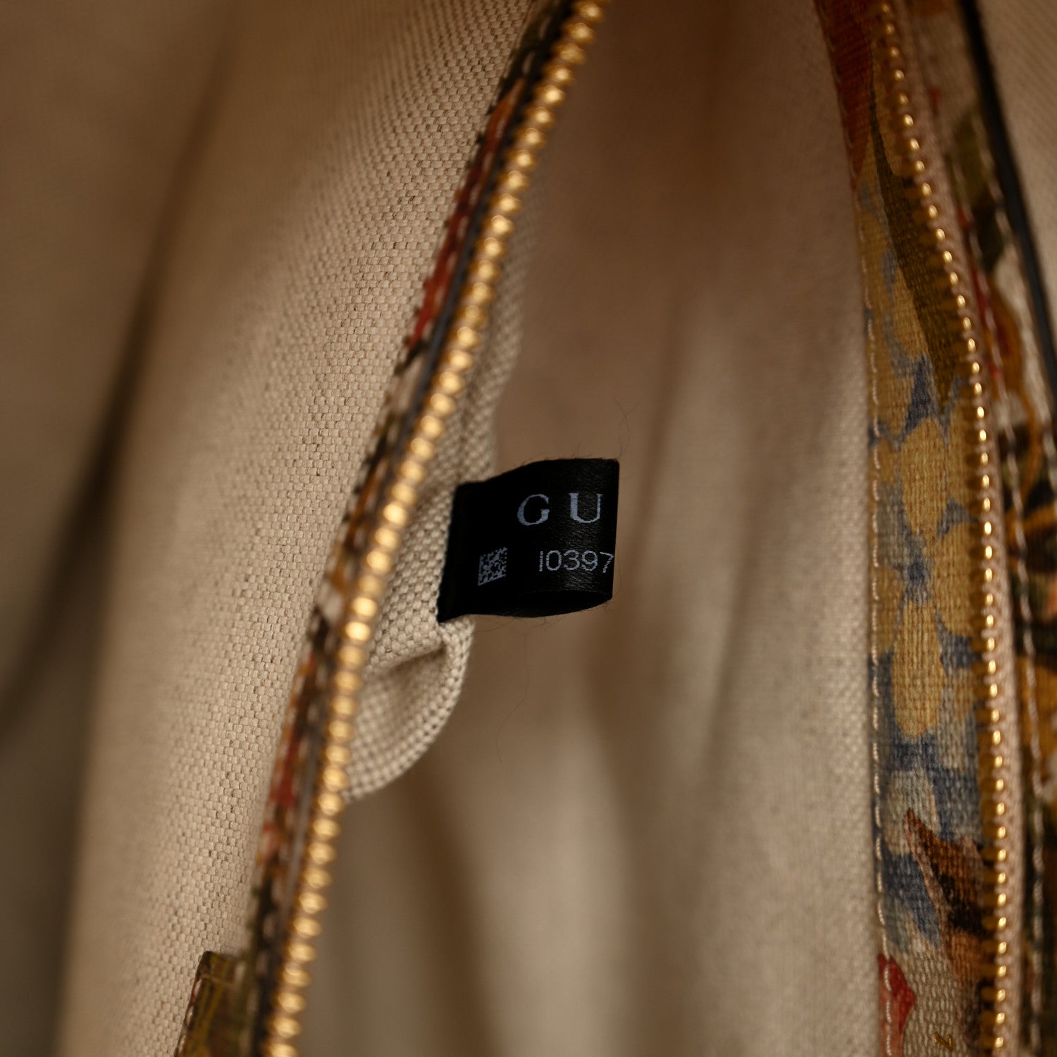 Gucci GG Supreme Monogram Ophidia Flora Print Large Duffle Bag Beige Blue Multicolor 8 of 12