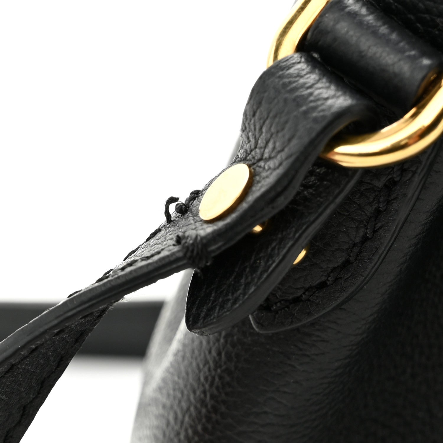 Versace Grained Calfskin Small La Medusa Top Handle Bag Black 10 of 10