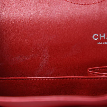 Chanel Patent Quilted Maxi Double Flap Red 18 of 18