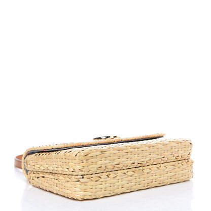 Gucci Glazed Wicker Small Cestino Shoulder Bag Natural 5 of 12