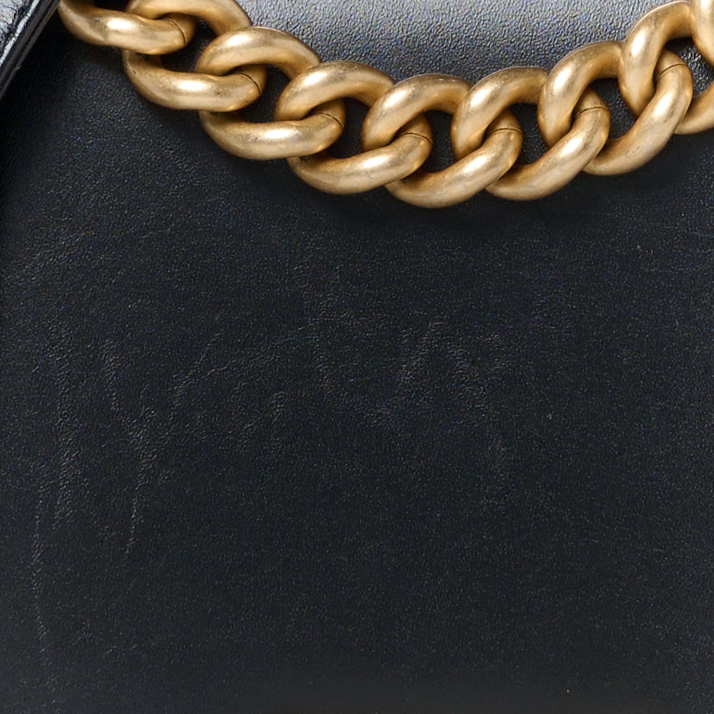 Calfskin Mini Boy Flap Black