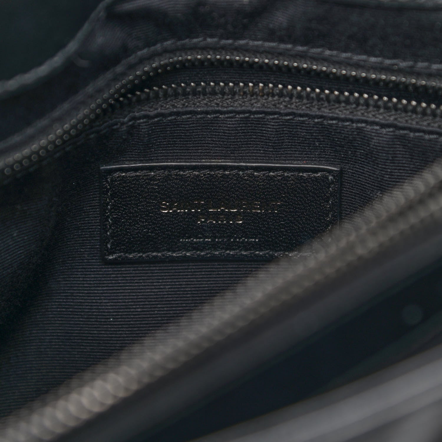 Saint Laurent Calfskin Y Quilted Monogram Medium Loulou Chain Satchel Black 6 of 13