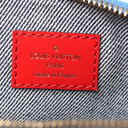 Louis Vuitton Denim Damier Monogram Patchwork Alma BB 6 of 9
