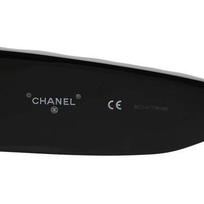 Chanel Acetate Quilted CC Pilot Sunglasses 71465A Black 5 of 8