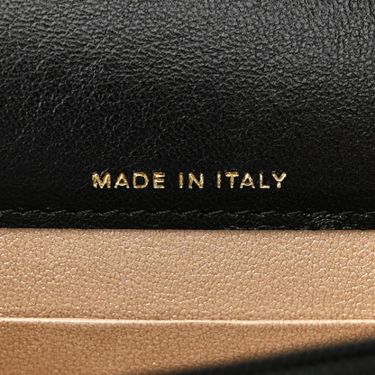 Chanel Lambskin Quilted Dynasty Flap Phone Holder With Chain Black 7 of 14