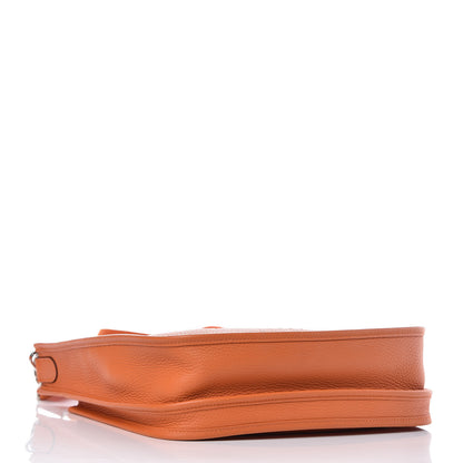 Hermes Taurillon Clemence Evelyne III PM Orange 4 of 13