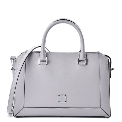 MCM Saffiano Medium Nuovo Tote Gull Gray 1 of 12