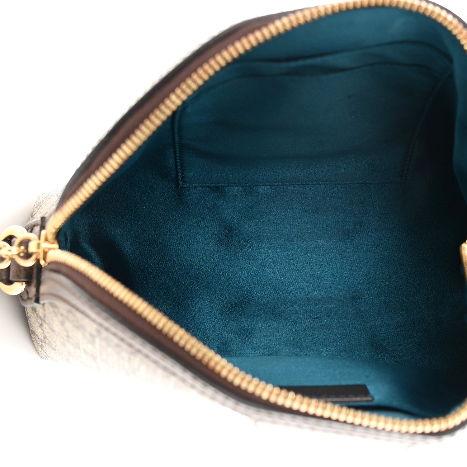 Gucci GG Supreme Monogram Textured Dollar Calfskin Web Small Ophidia Dome Shoulder Bag Beige Ebony New Acero 5 of 17