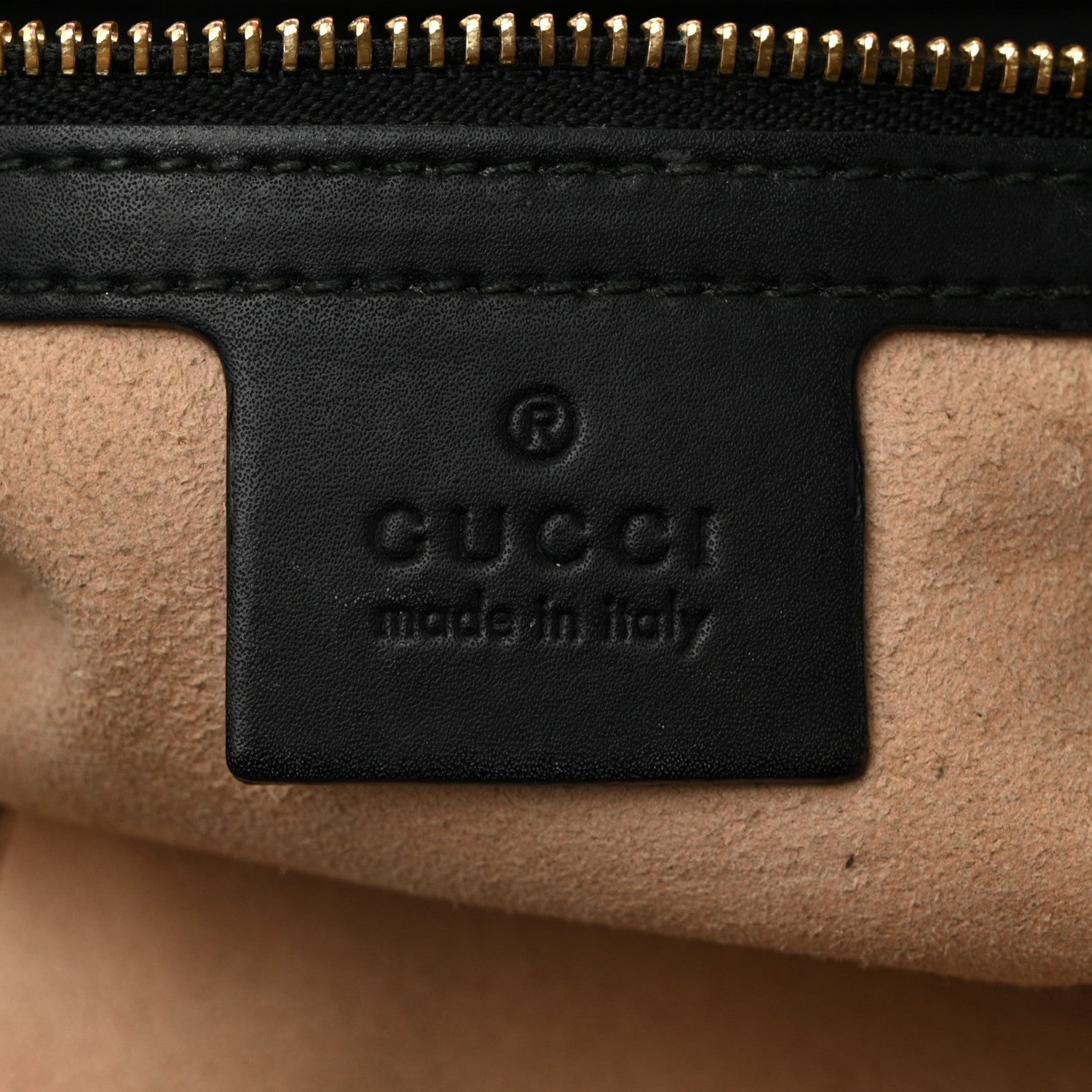 Gucci Soft GG Supreme Monogram Bees Small Crossbody Tote Beige Oro Black 6 of 14