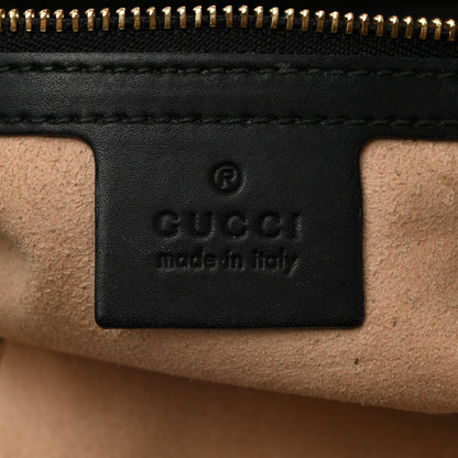 Gucci Soft GG Supreme Monogram Bees Small Crossbody Tote Beige Oro Black 6 of 14