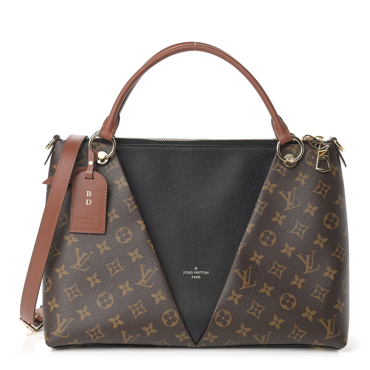 Louis Vuitton Monogram V Tote MM Black 1 of 14