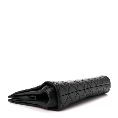 Chanel Caviar Quilted CC Beauty Clutch Black 4 of 10