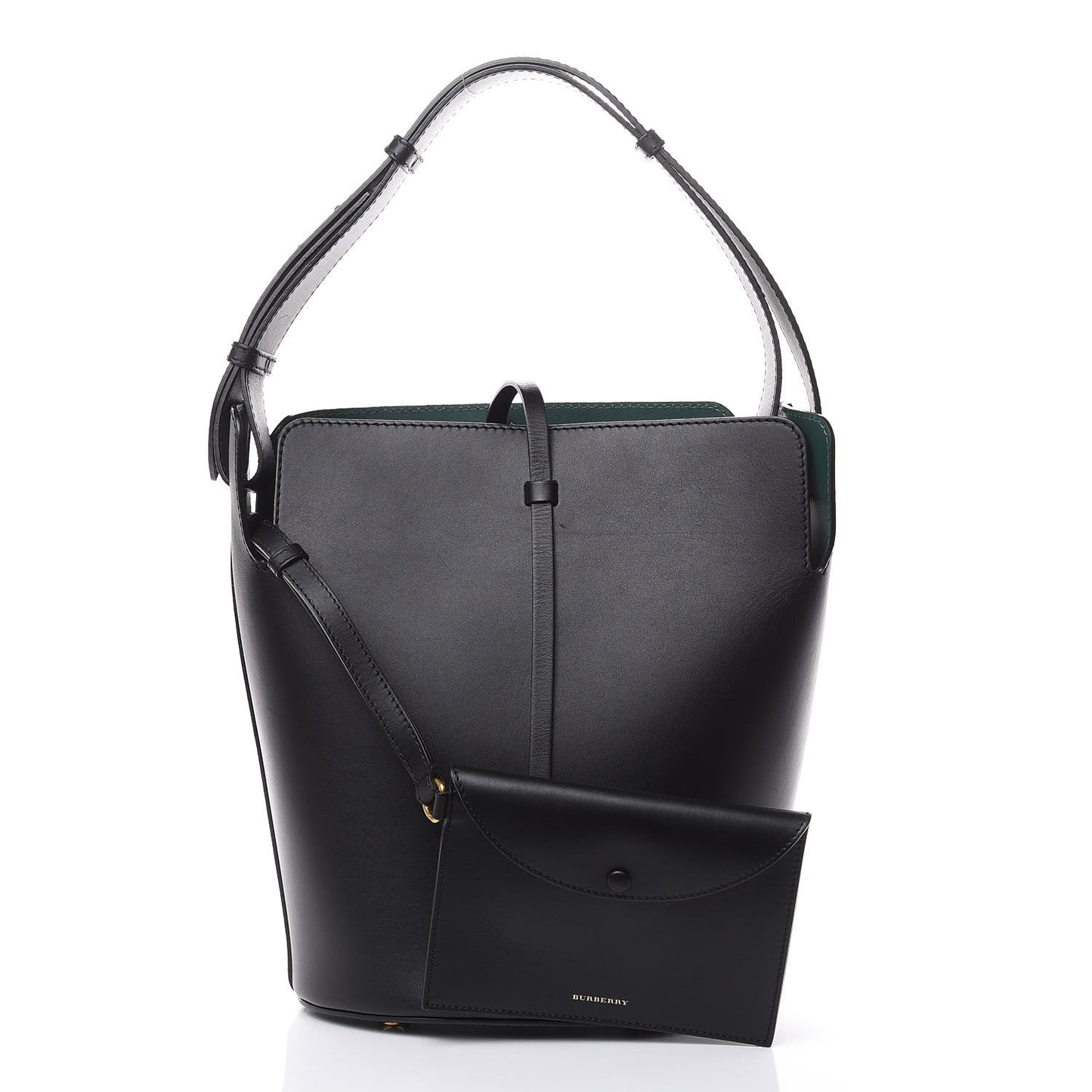 Supple Calfskin Medium Bucket Black