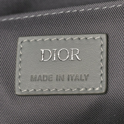 Christian Dior Coated Canvas CD Diamond Rider Zipped Backpack Gray 6 of 9
