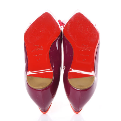 Christian Louboutin Patent PVC Suspenodo Flats 37 Eveque 5 of 12