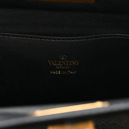 Valentino Garavani Beaded Rockstud Evening Clutch Black 5 of 8