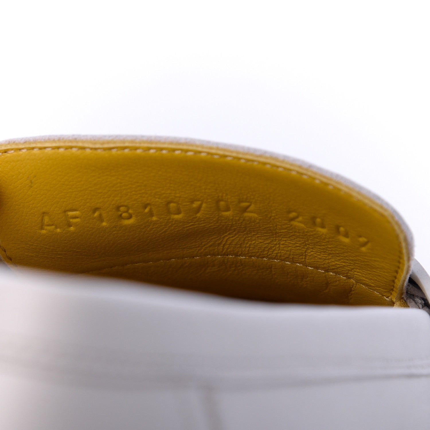 Hermes Calfskin Womens Royal Loafers 36.5 White 8 of 11