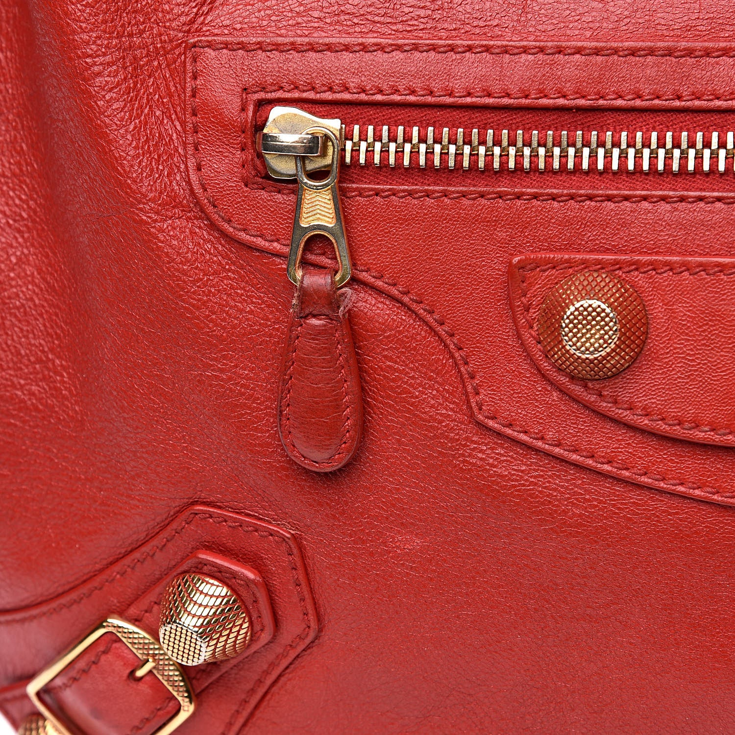 Balenciaga Chevre Giant 21 Gold Hardware Hobo Rouge Vermillon 14 of 16