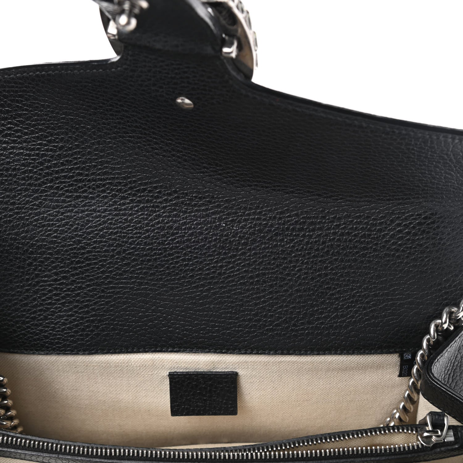 Gucci Pebbled Calfskin Small Dionysus Shoulder Bag Black 15 of 15