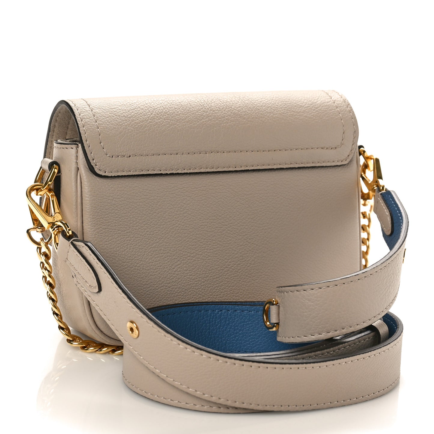 Grained Calfskin Lockme Tender Greige