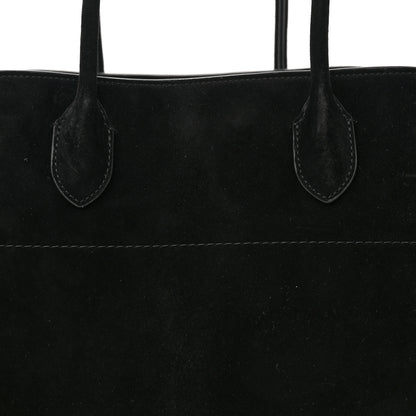 The Row Suede Soft Margaux 15 Black 7 of 9