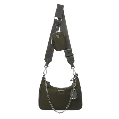Prada Tessuto Nylon Saffiano Re-Edition 2005 Shoulder Bag Mimetico 1 of 12