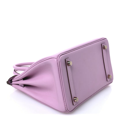 Hermes Swift Birkin 25 Mauve Sylvestre 11 of 19