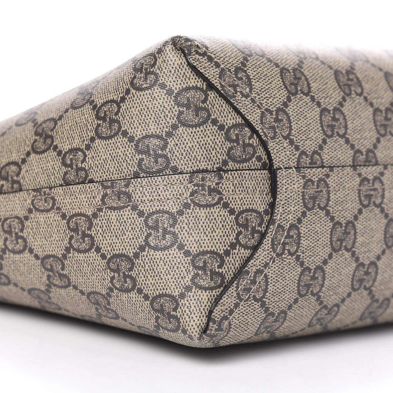 Gucci GG Supreme Monogram Small Reversible Tote Beige Black 12 of 18