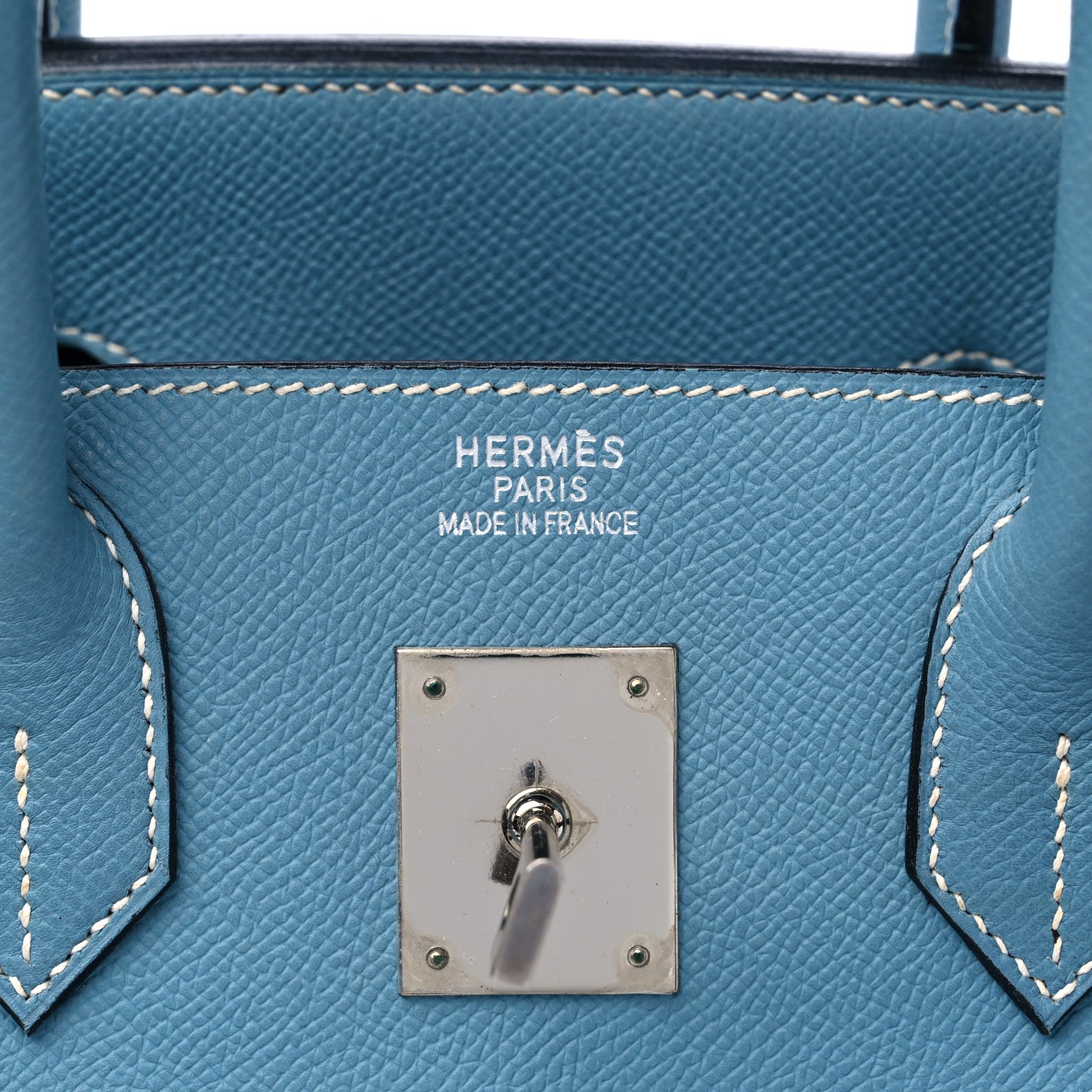 Hermes Epsom HAC Birkin 32 Blue Jean 6 of 12
