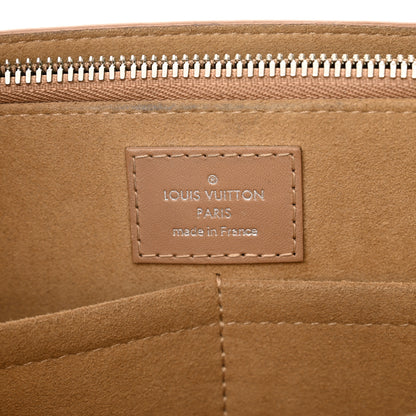 Louis Vuitton Monogram Cuir Plume Very Tote MM Sesame Creme 6 of 19