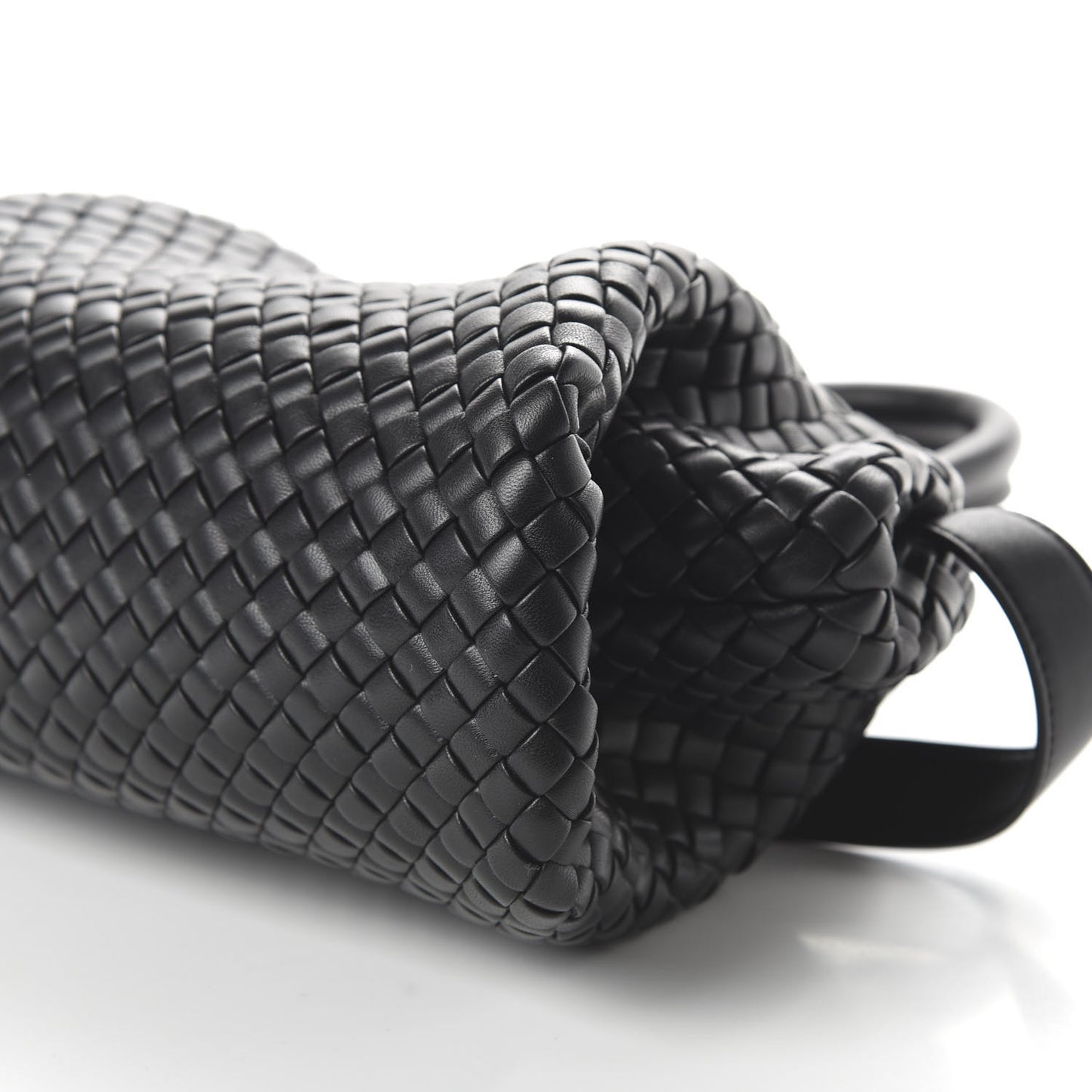 Nappa Intrecciato Small Padded The Handle Black