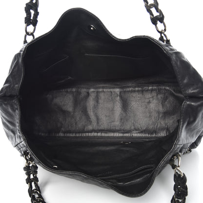 Chanel Calfskin East West Modern Chain Tote Black 5 of 10