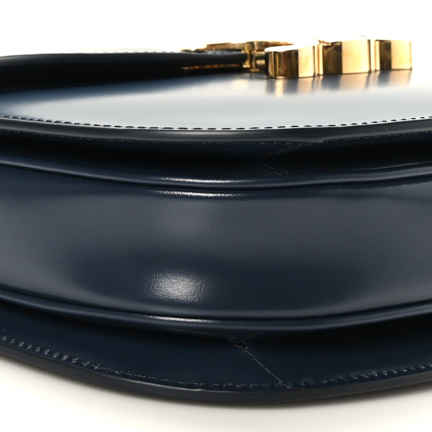 Celine Shiny Calfskin Teen Besace Navy Blue 8 of 9