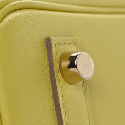 Hermes Swift Birkin 25 Lime 7 of 32