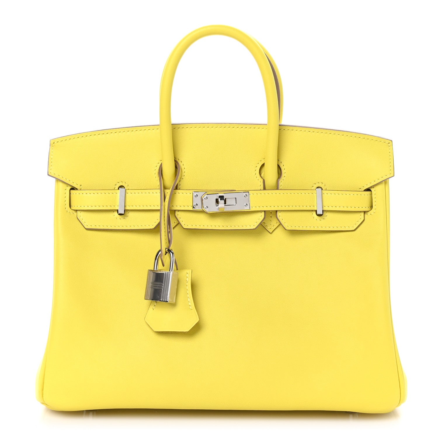 Hermes Swift Birkin 25 Lime 1 of 12