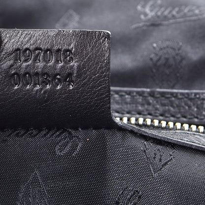 Gucci Python Medium Hysteria Top Handle Bag Black 7 of 7