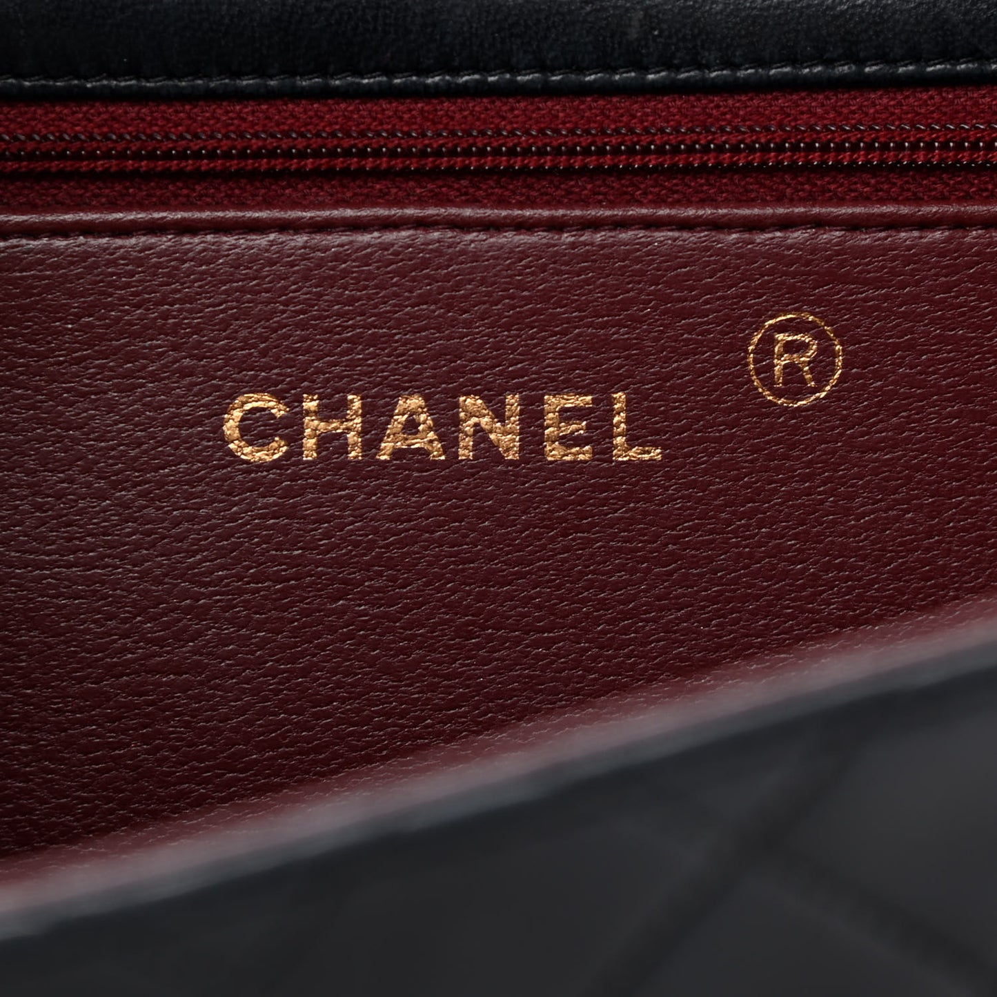 Lambskin Quilted Medium Single Flap Black