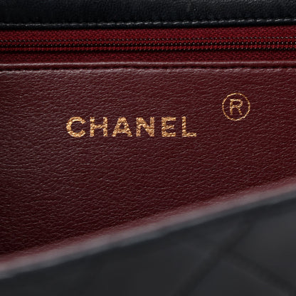 Chanel Lambskin Quilted Medium Single Flap Black 6 of 13