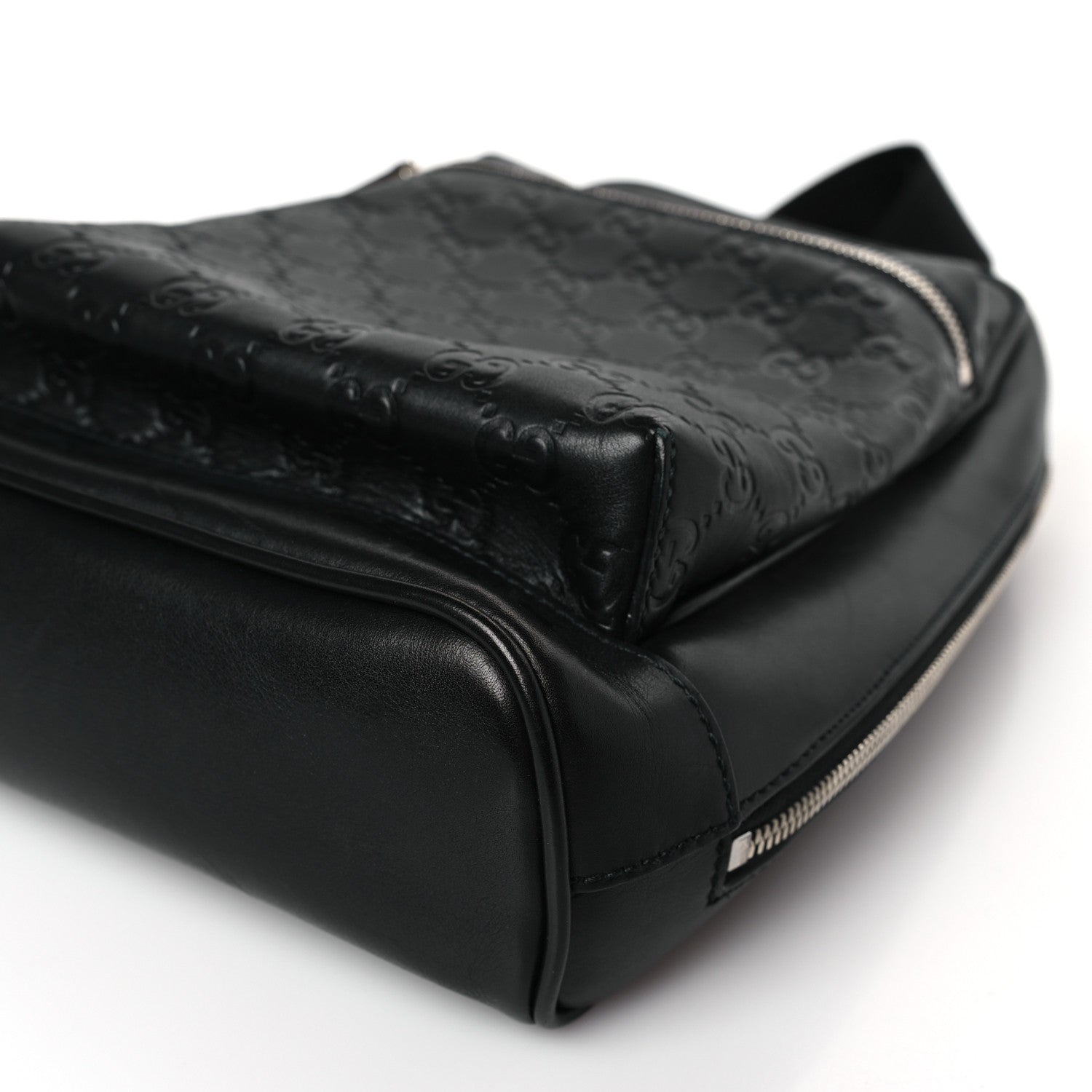 Gucci Guccissima Sling Backpack Black 9 of 9