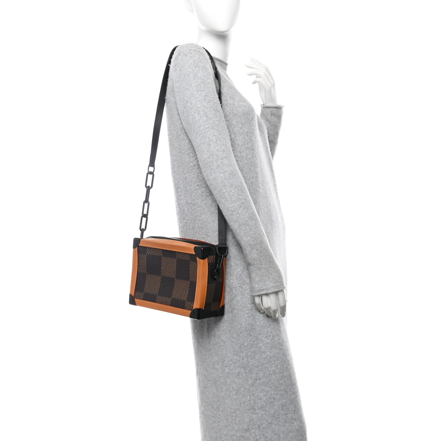 Louis Vuitton X NIGO Giant Damier Ebene Monogram Soft Trunk 2 of 10