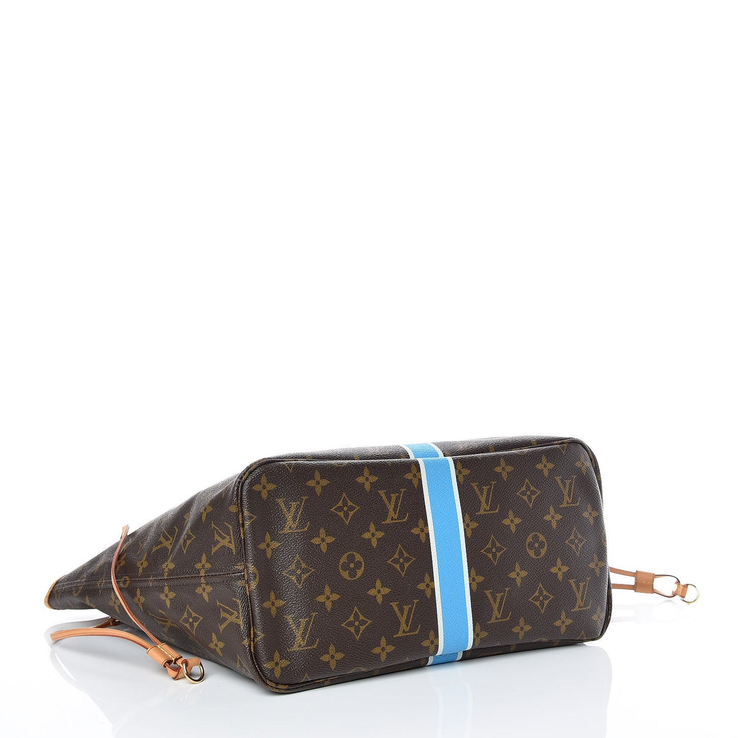 Monogram My LV Heritage Neverfull MM Blue Clair White