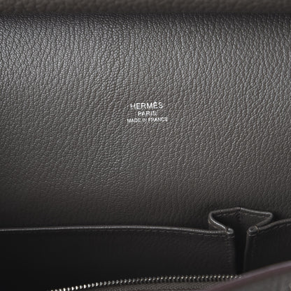 Hermes Taurillon Clemence Jypsiere 28 Etain 7 of 8