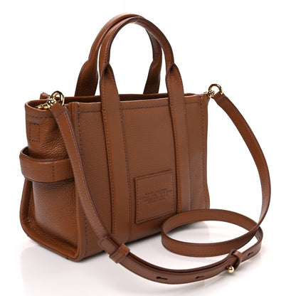 Marc Jacobs Grained Calfskin Small The Tote Bag Argan Oil 3 of 11